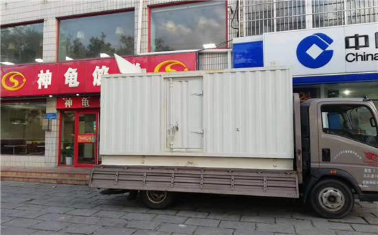 波莲镇出租发电机施工案例